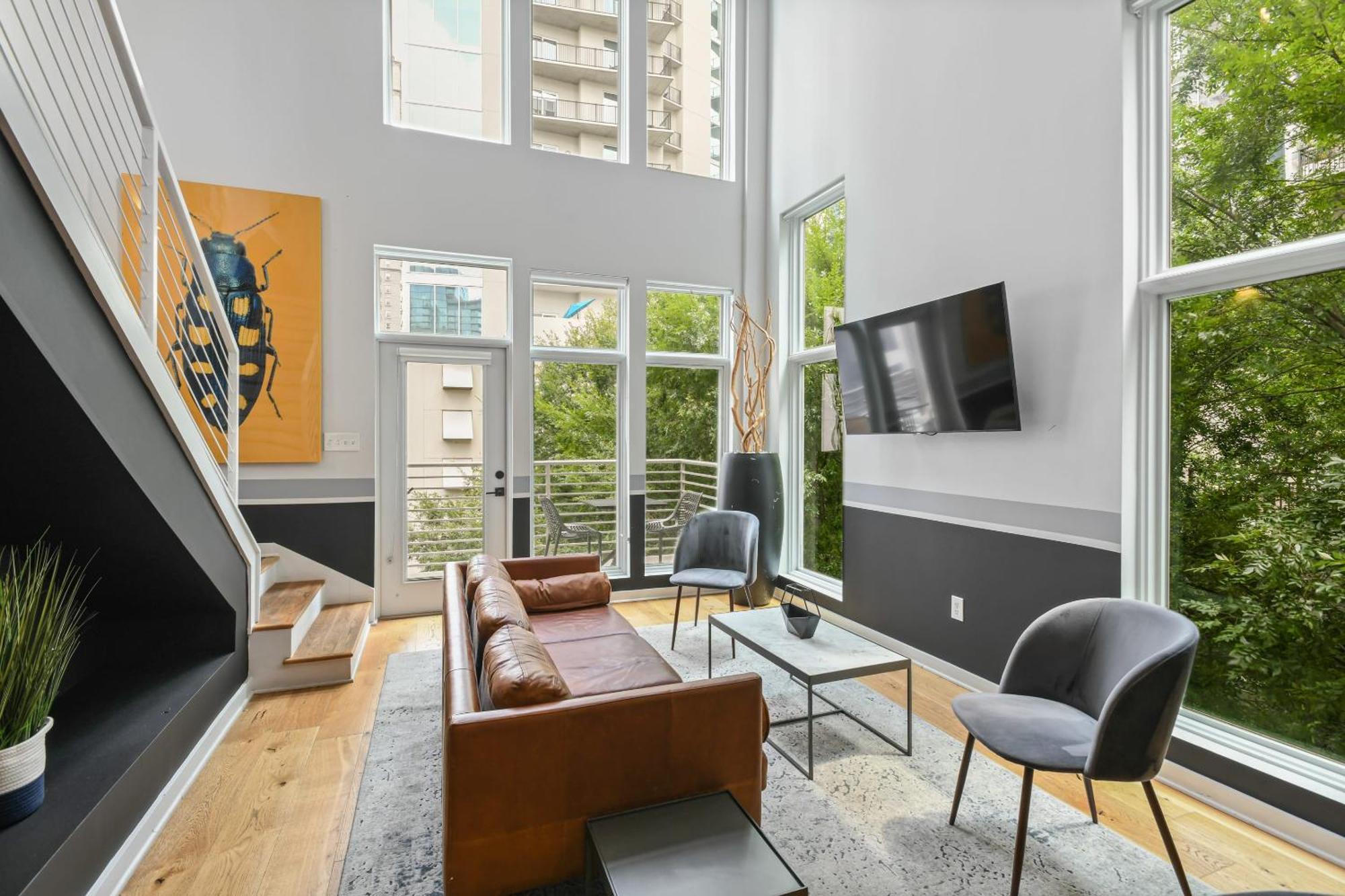 Apartamento Stupendous Heart Of Piedmont Park Two Story Loft Atlanta Exterior foto